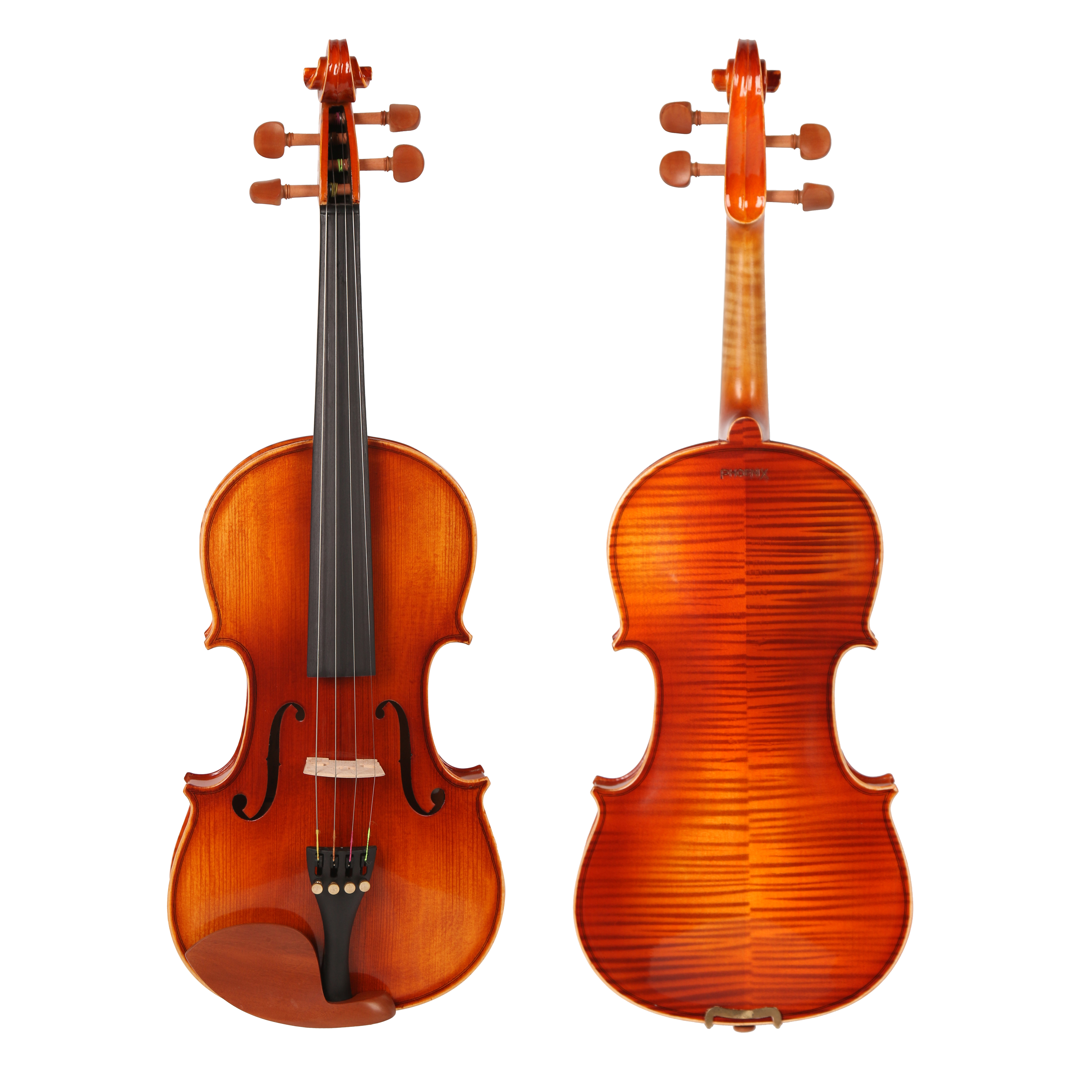 High Quality Professional Violin Handmade Violin Handmade Popular Flamed jujube Violin_copy