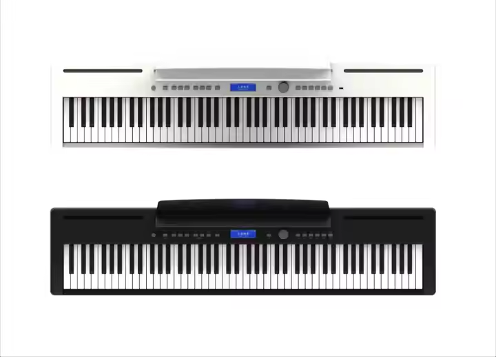 Portable Electric Piano 88 Keys Standard Piano Simulated Wood Keys Progressive Weighted Keys 100+16 User Rhythm X1