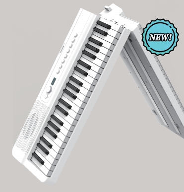 Foldable Electric Piano 88 Standard Keys USB MIDI X88TW/ F5 (white)